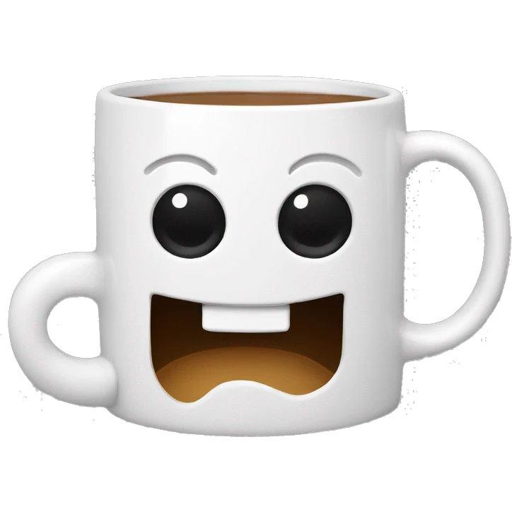 Marshmellow mug emoji
