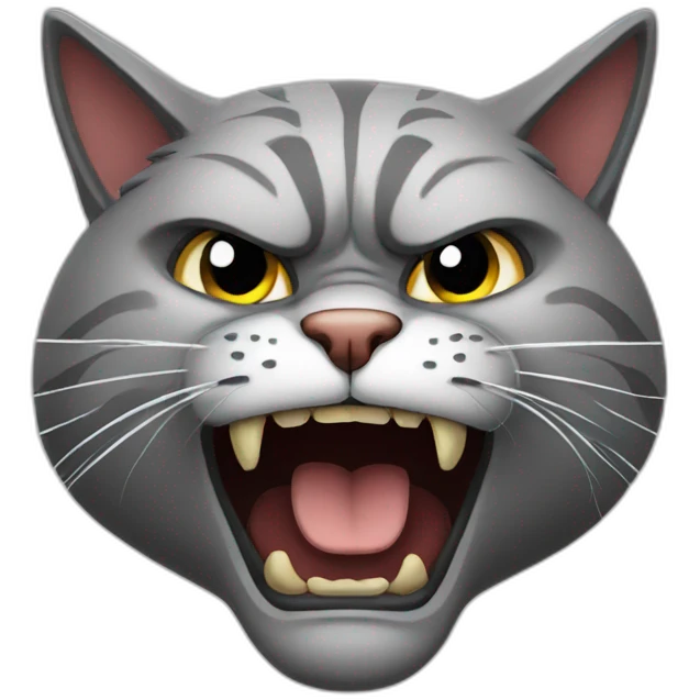 Angry cat emoji