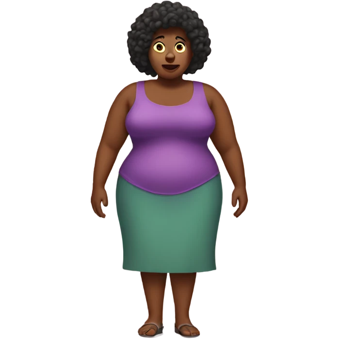 Huge giant woman emoji