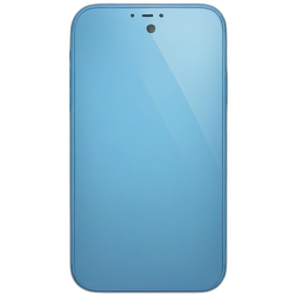 iPhone 14 in blue emoji