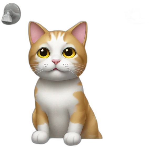 Cat in the bathroom emoji