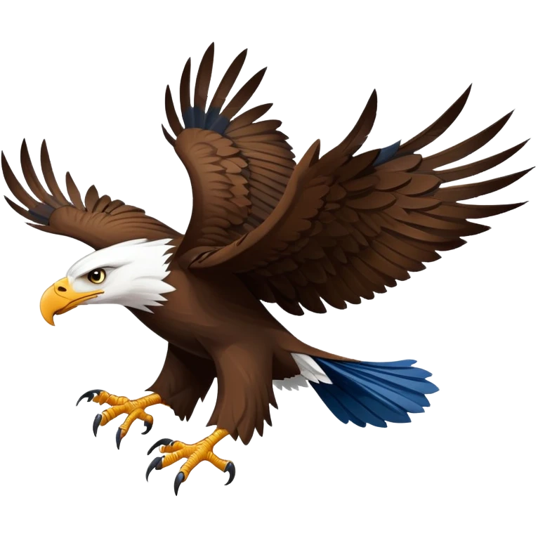 Ravenclaw brown Eagle emoji