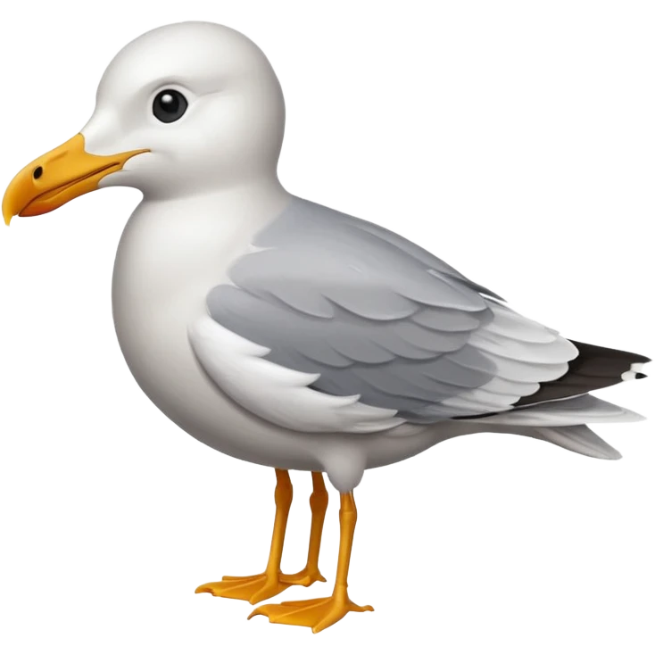 Seagull
Apple emoji style. emoji