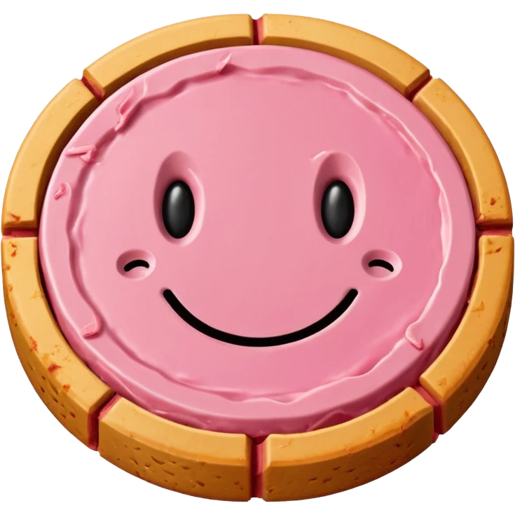 coin made of SPAM MEAT emoji