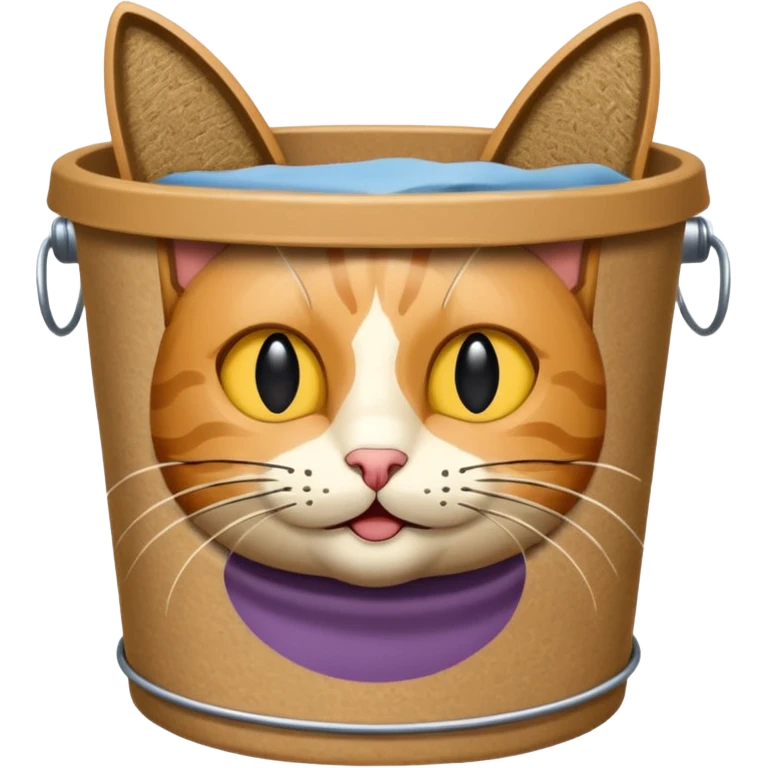 Cat Scratcher bucket  emoji