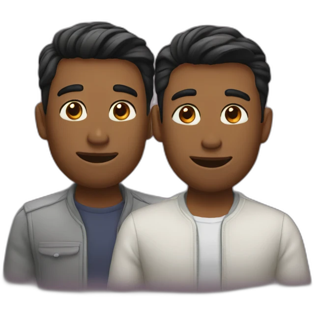Gay couple emoji