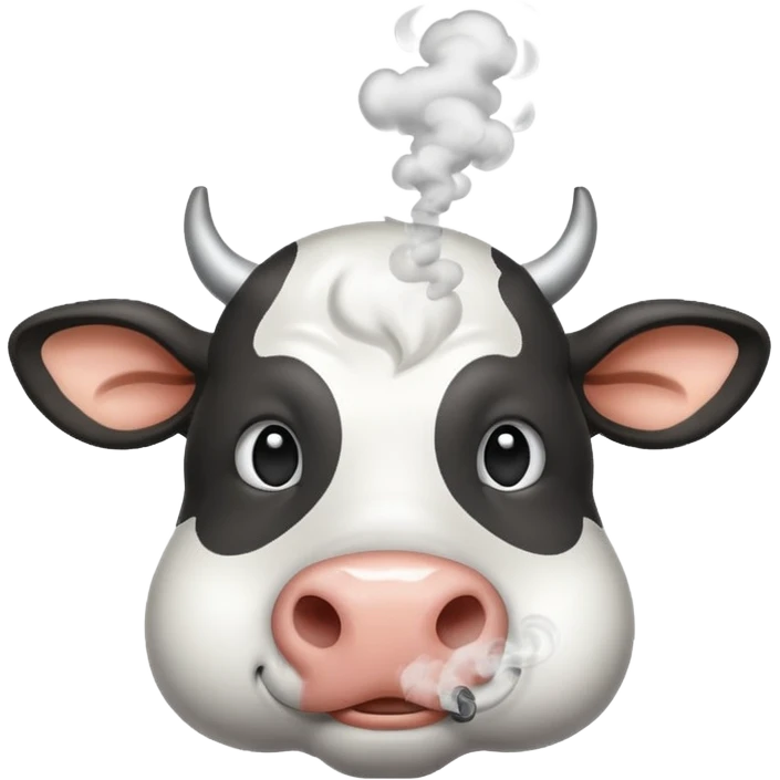 cow smoke weed emoji