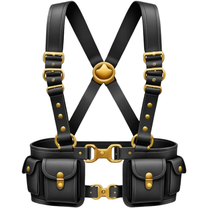 leather chest harness emoji