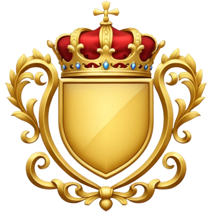 Gold royal Crest emoji