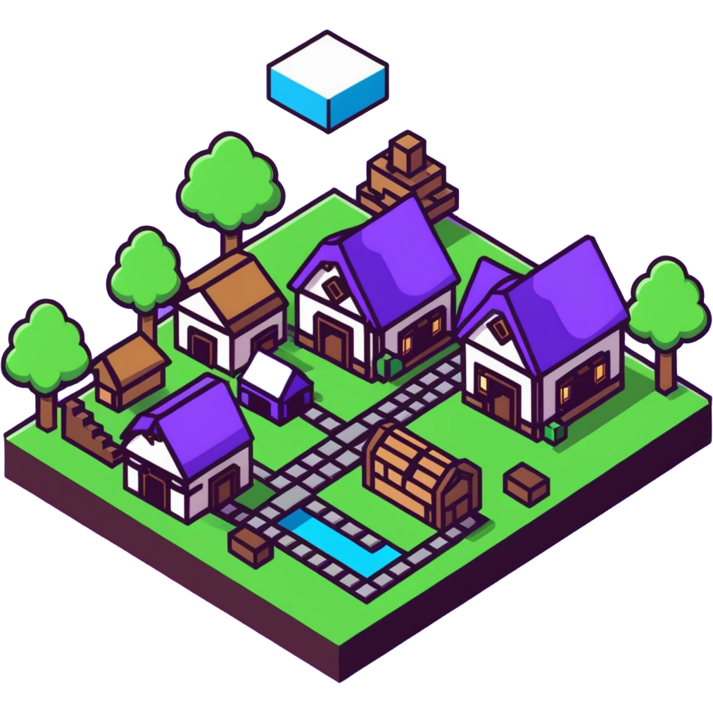Minecraft village emoji