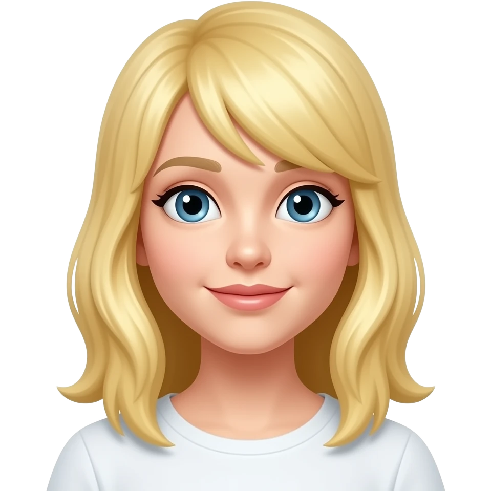 Blond kız emoji