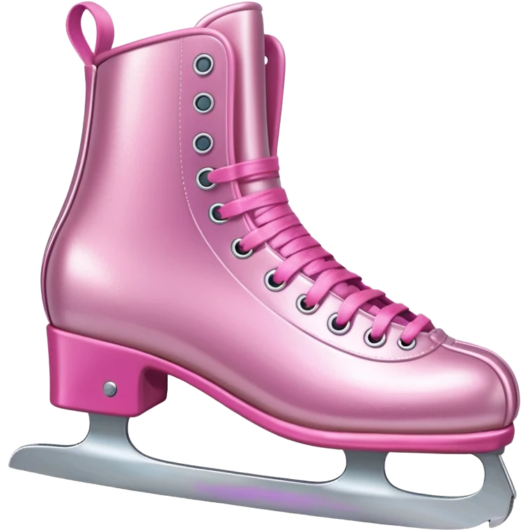 pink ice skates emoji