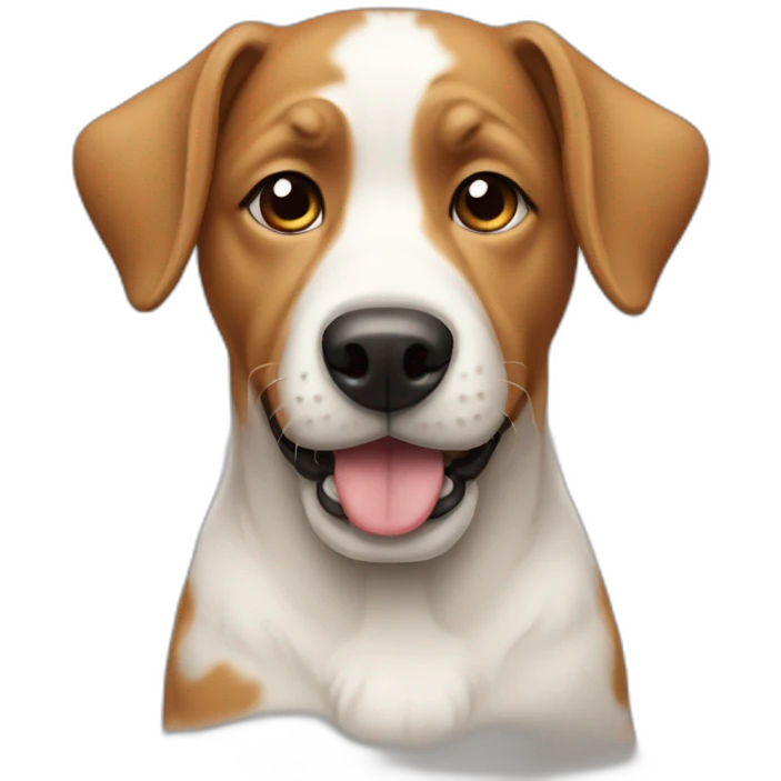 Dog with iPhone  emoji