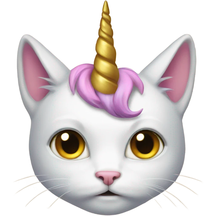 cat with unicorn emoji