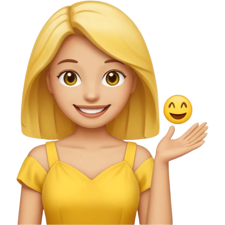 vestido de emoji mujer  emoji