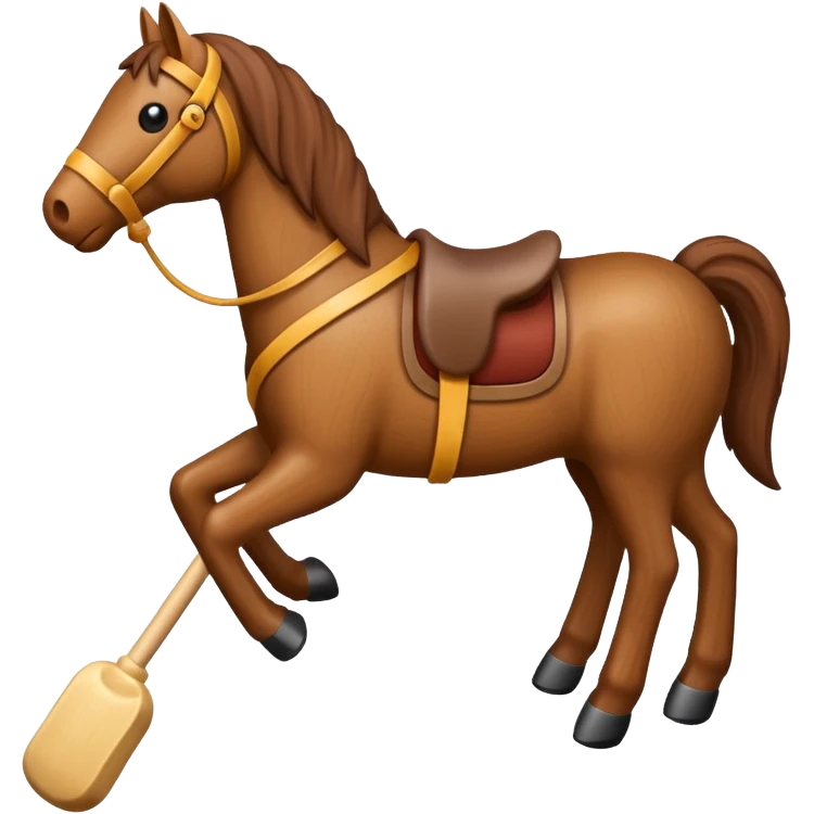 horse stick toy emoji