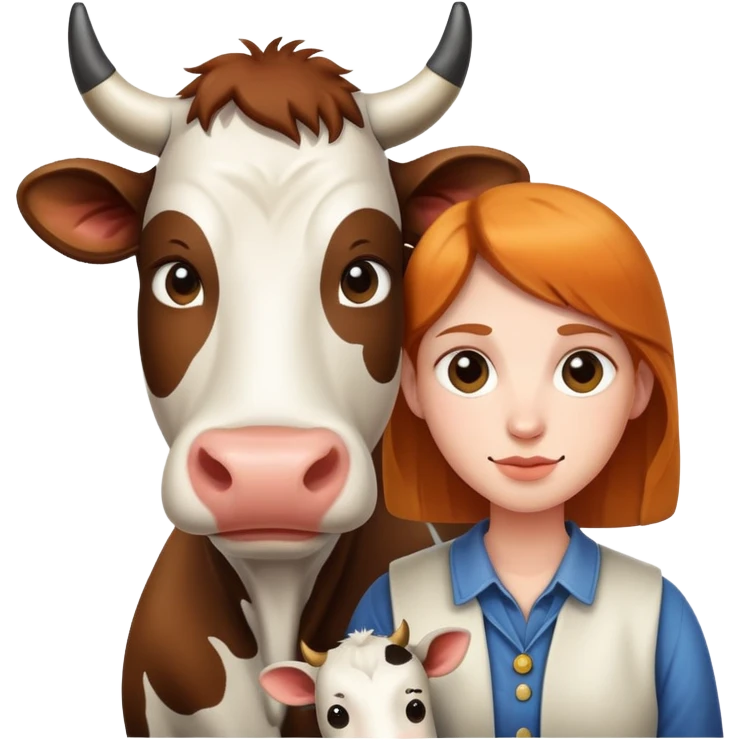 yo con una vaca emoji