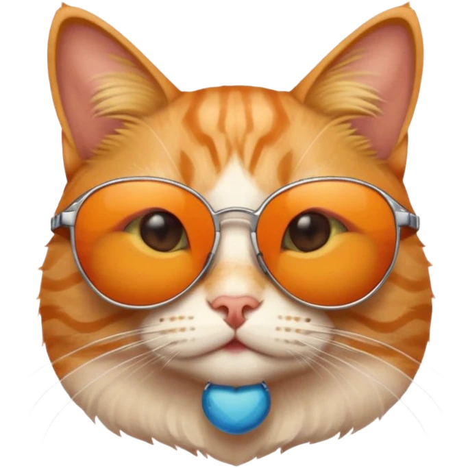 Cat wearing sunglasses emoji
