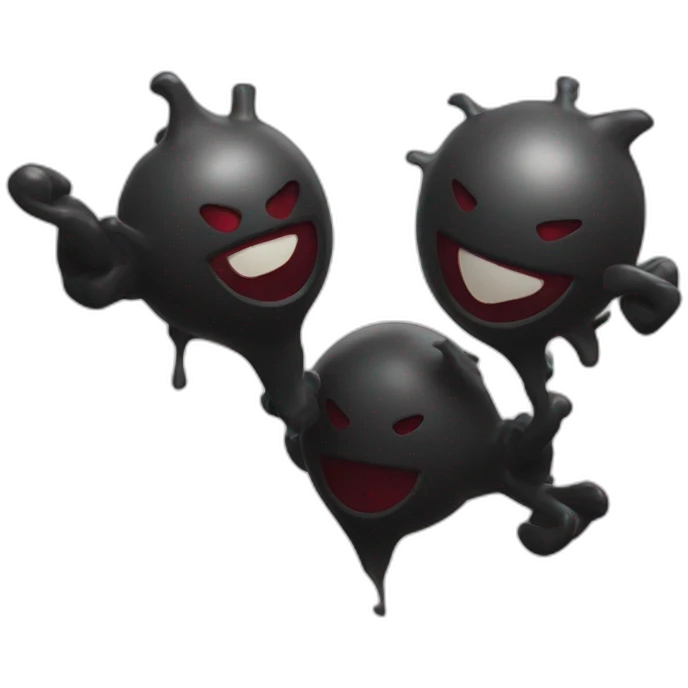 coeur noir exploser emoji