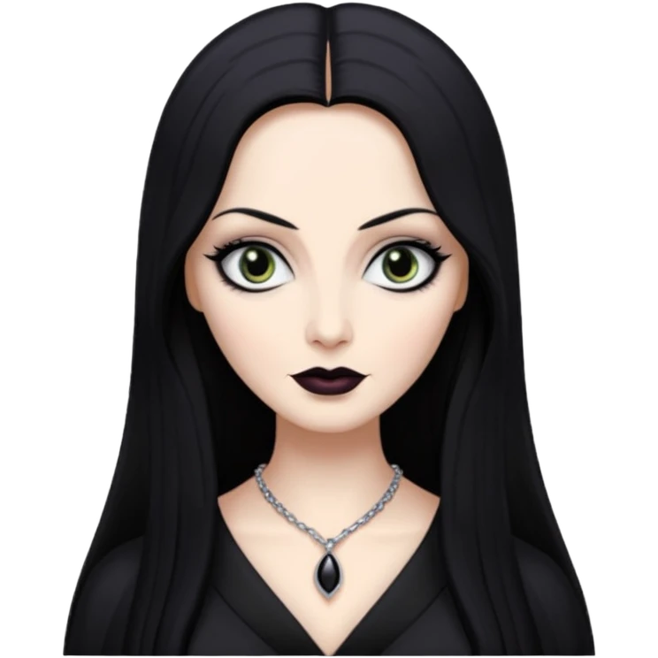 morticia addams emoji