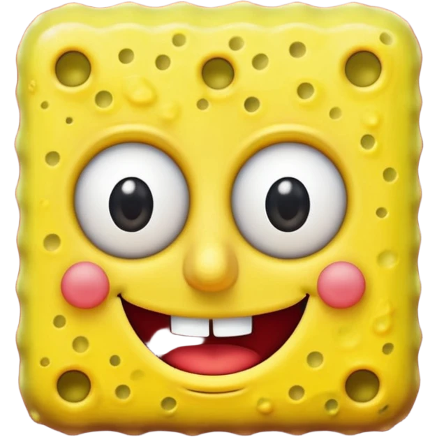 spongebob in red  emoji