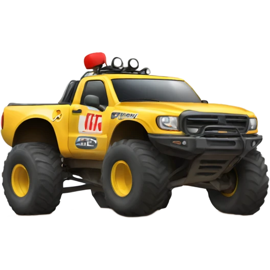 A trophy truck emoji