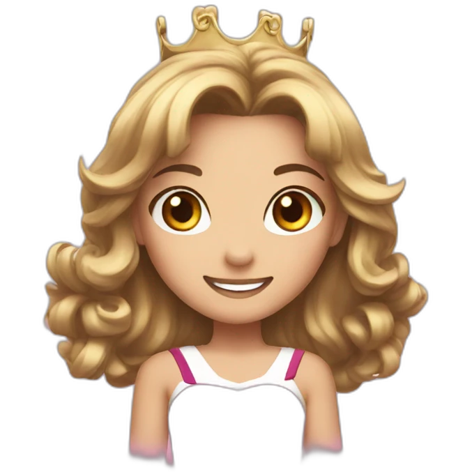 Annie Princess cheer emoji
