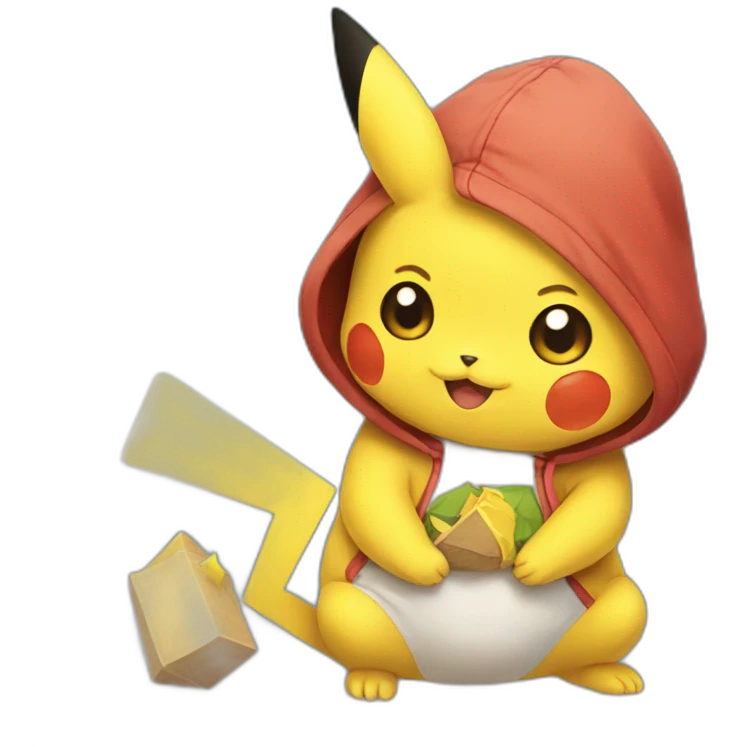 pregnant pikachu emoji
