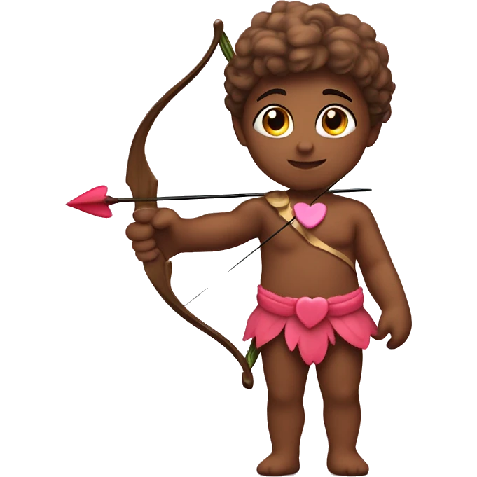  Cupid with bow and arrow of love  emoji