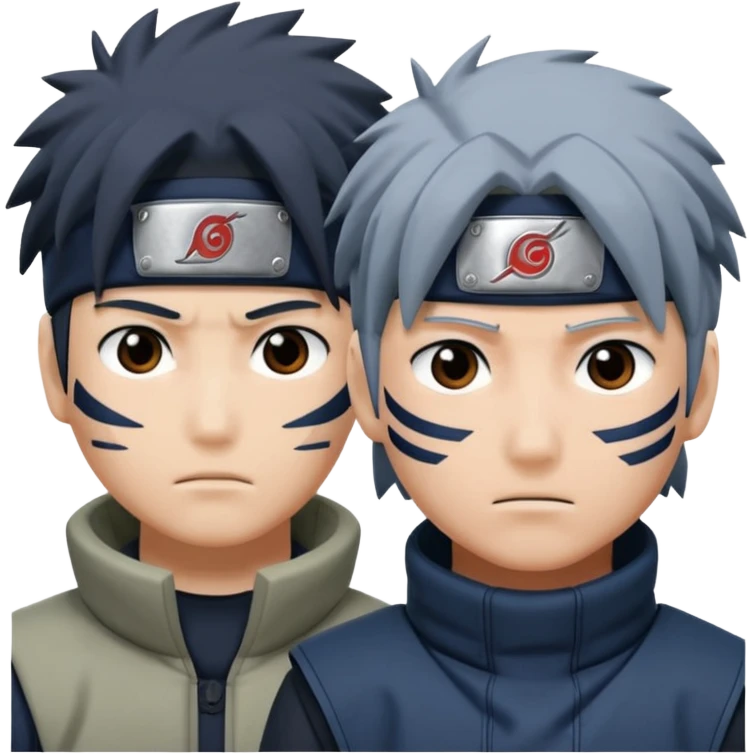 Какаши и Итачи emoji