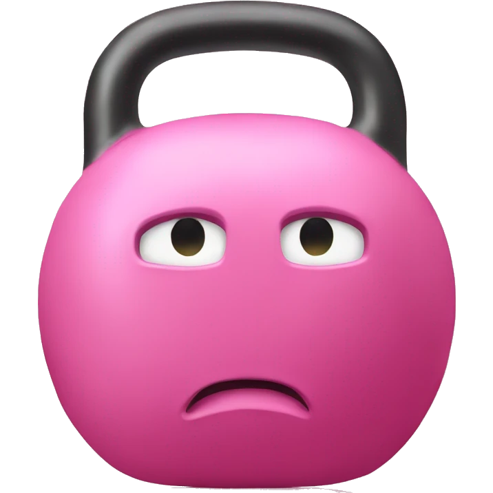 pink Kettlebell  emoji