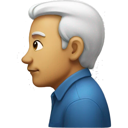always thinking emoji