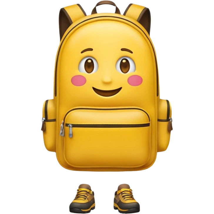 create me an emoji of an emoji going to a bus emoji