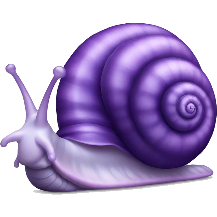 Purple snail  emoji