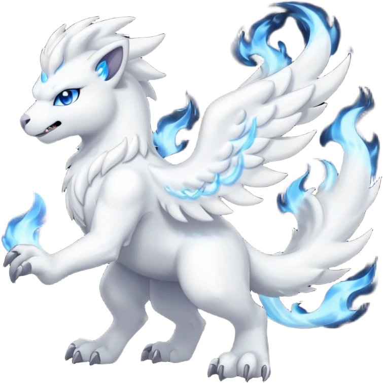 Absol-Reshiram-Fusion (full body) emoji
