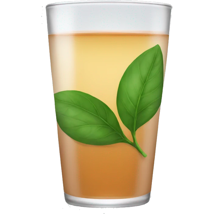 Tea glass emoji