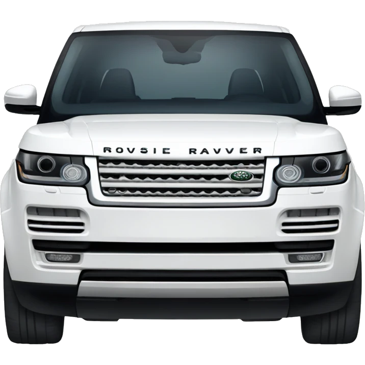 White Range Rover  emoji