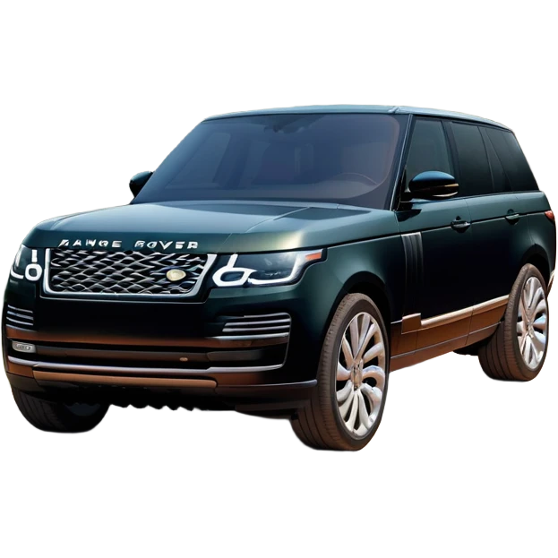 Range Rover (2022) – cinematic-realistic Range Rover emoji, its elegant black body gleaming under the soft light of dawn as it glides effortlessly across rugged terrain. The powerful V8 engine hums as it conquers rocky hills and dense forests, blending luxury with off-road prowess. Inside, the cabin is an oasis of comfort, showcasing leather, wood, and the latest technology in a seamless, sophisticated design. emoji