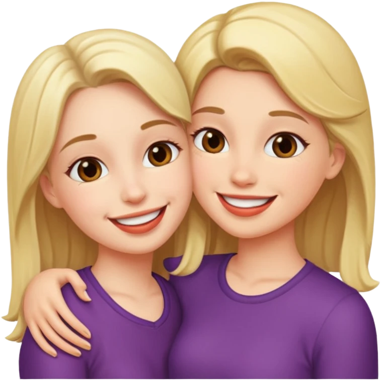two girls making out  emoji