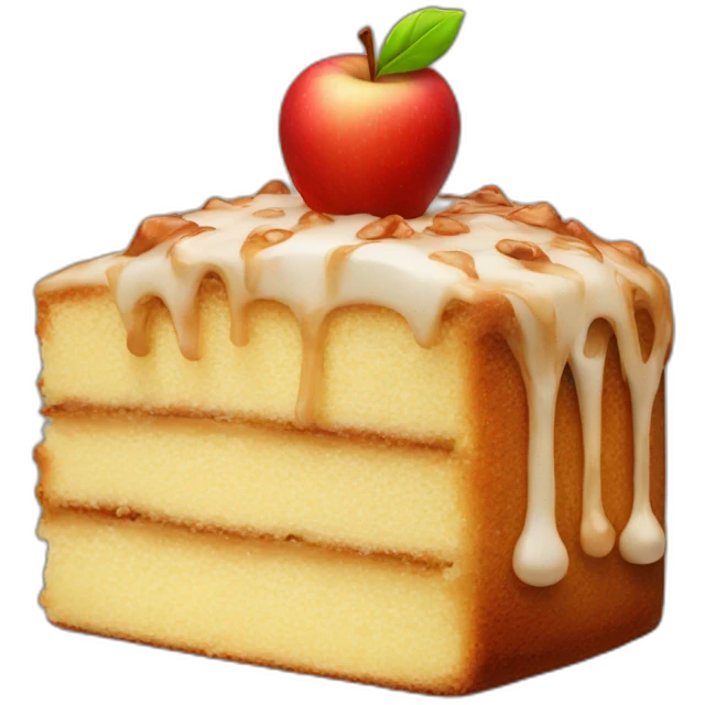 apple cake from technology emoji
