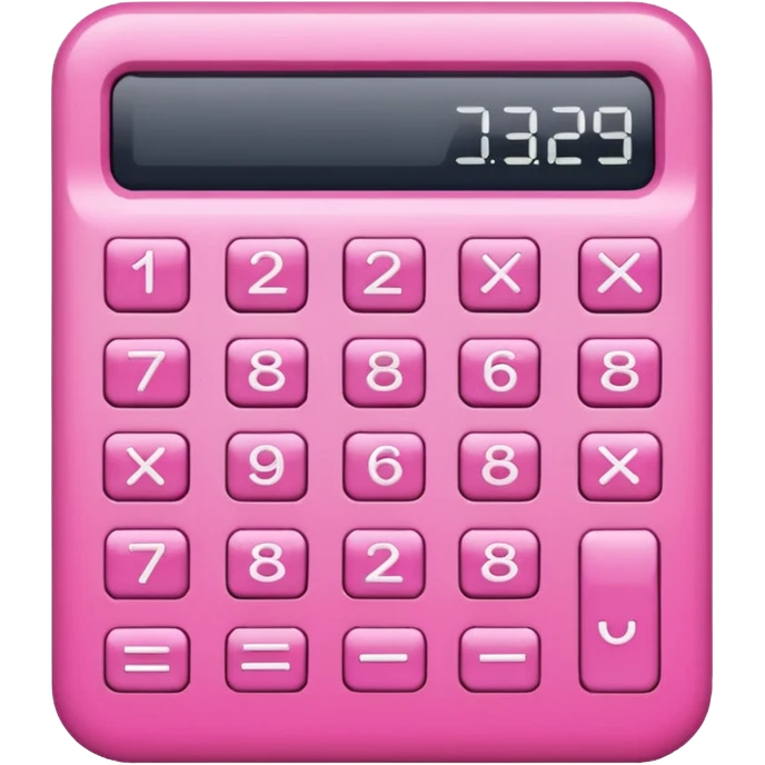 Pink Calculator  emoji