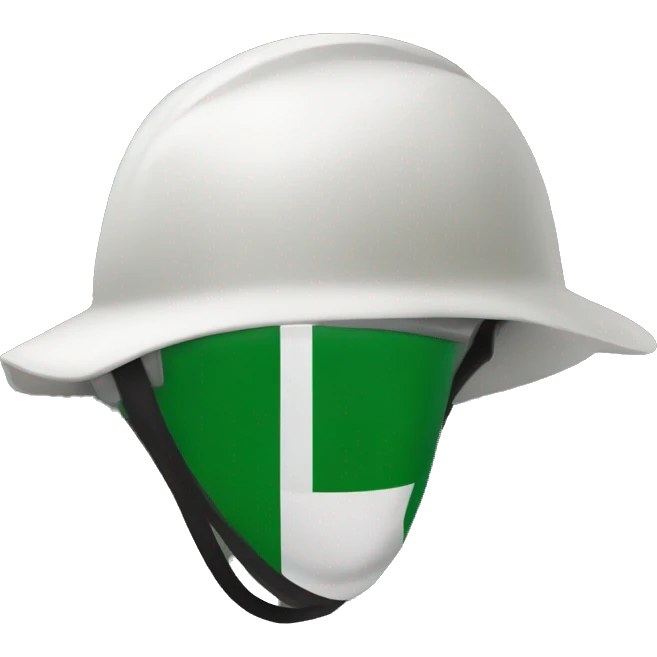 nigeria flag gardener pith helmet emoji