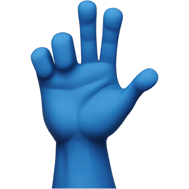 Mr fantastic holding up four fingers emoji