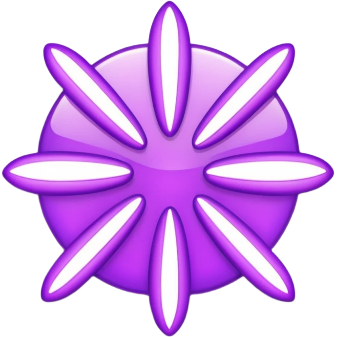 glitter purple symbol cancel emoji