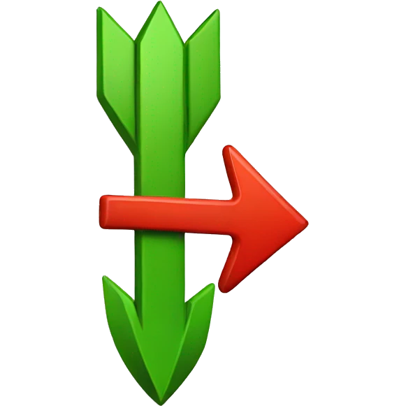Arrow profit emoji