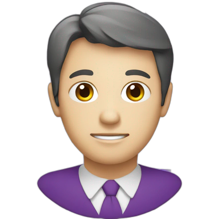 purple graph emoji