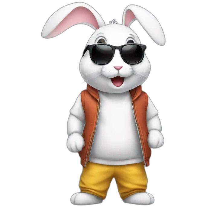 Dj rabbit emoji