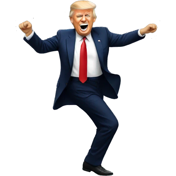 Donald trump dancing emoji