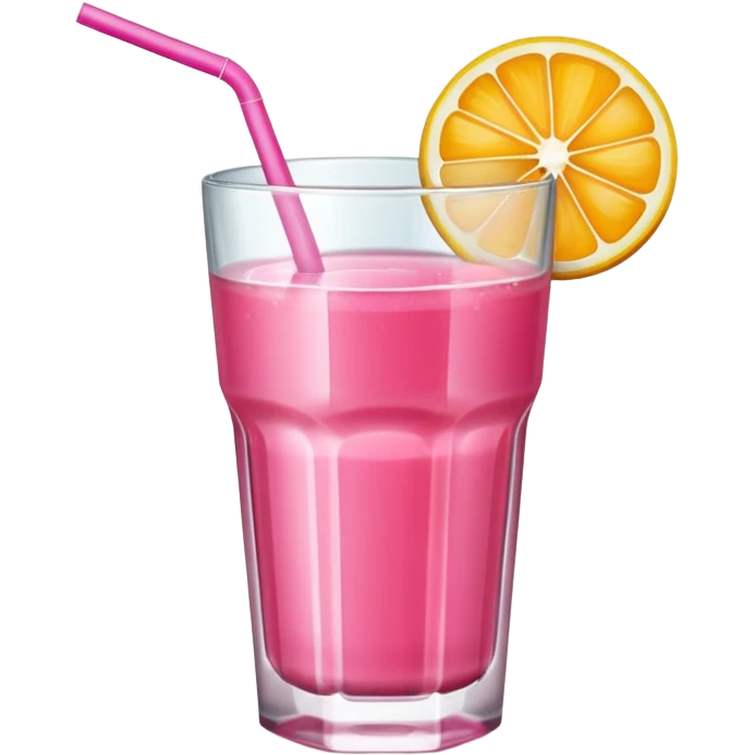 Pink drink emoji