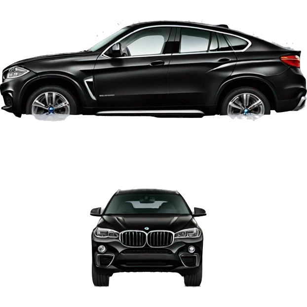 Black new BMW x6 emoji